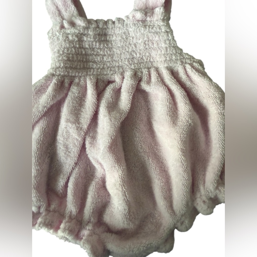 Kissy Soft Pink Terry cloth bubble - 0-3 month darling oh so soft and baby pink